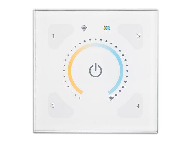 Illustris Panel Front 192GW Dim-to-warm Glass hvit 