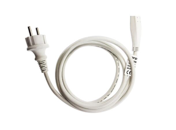 LED stripe 230V Tilførsel 2m Europlugg 200CM  m/Schuko plugg 