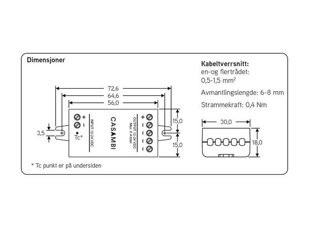 Casambi Bluetooth Control Unit PWM4 