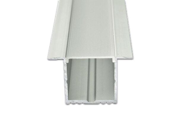 Aluminiumsprofil HL-BAPL017 Alu.profil 2M, innfelt, H= 34,9mm 
