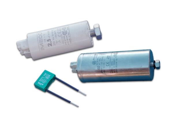 Kondensator, 50uF, 400V,  Al-kapsling 