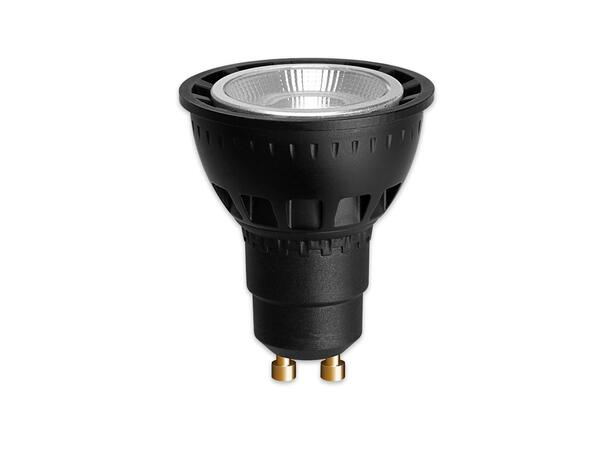 LED Pære GU10 DimToWarm Svart 4,5W 