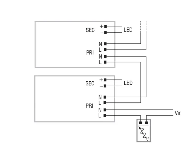 LED Driver Mini MD 350 LP 18W 