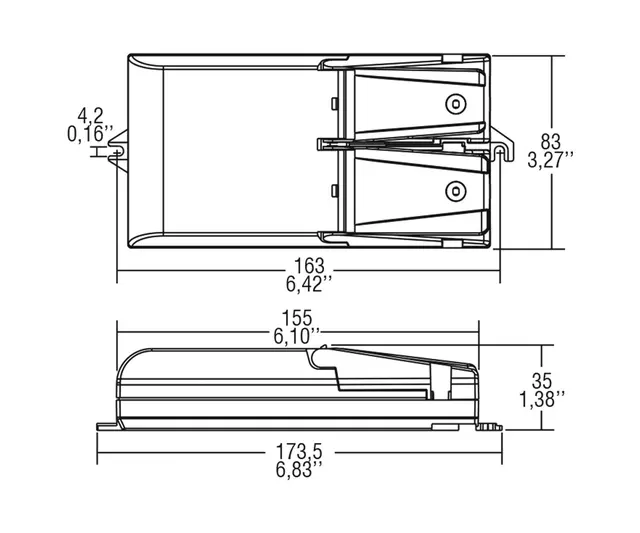 LED Driver DC Maxi Jolly HC MD 1050-2100mA, 45-50W 