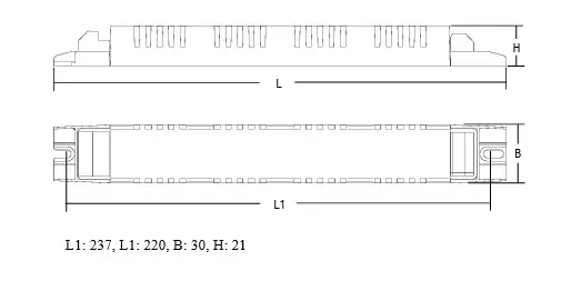 Elektronisk reaktor 2X13-21 T5 BTLT 121 