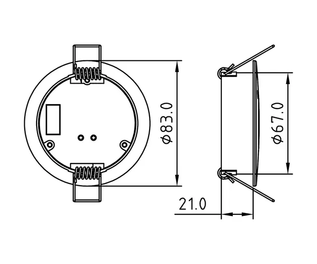 Dali-2  Multisensor Dali-2 Innfelt Hvit 