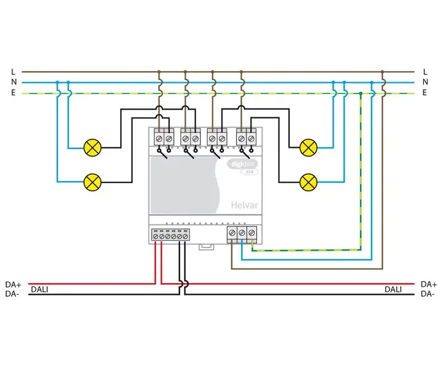 Digidim 494, 4-kanals relè 