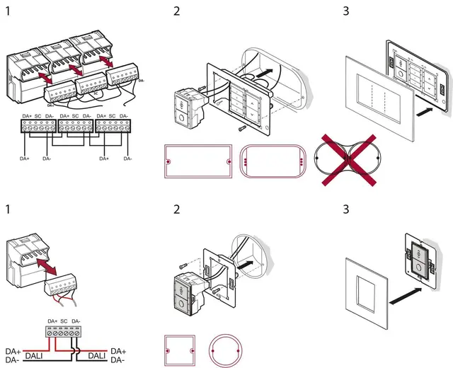 Digidim 318 Sensor Vegg Sort 