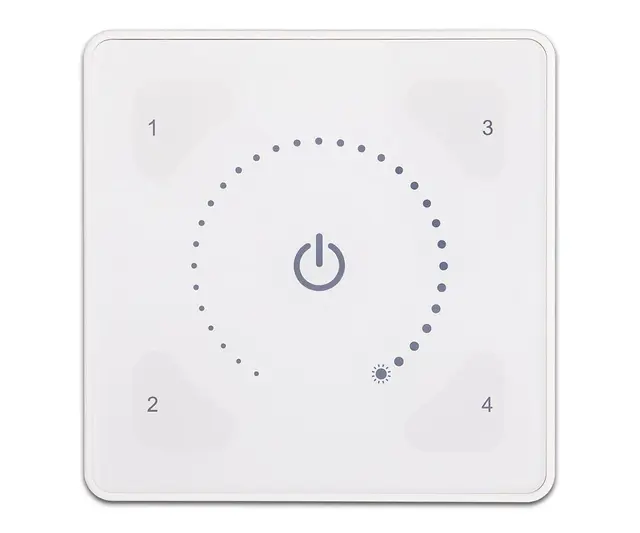 Illustris Power Kit 191PW Standard dimming, hvit plast 