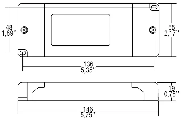 LED Driver 12V 20w DC EFU 