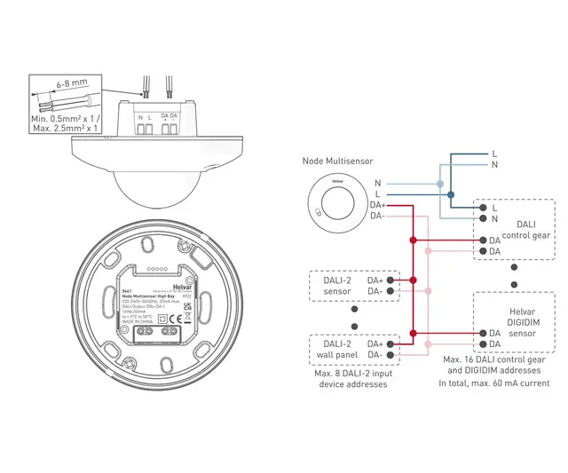 Node Multisensor High Bay Activahead hvit 