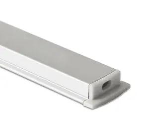 Aluminiumsprofil for innfelling, HL-B001 2M  Opal/Klar