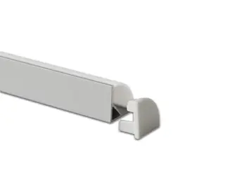 Aluminiumsprofil for Hjørne 2M Opal/Klar HL-BAPL006