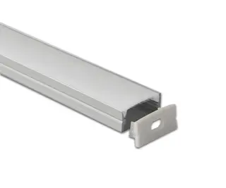 Aluminiumsprofil Slim 2M Opal/Klar 20mm Aluminiumsprofil Slim 2M Opal/Klar