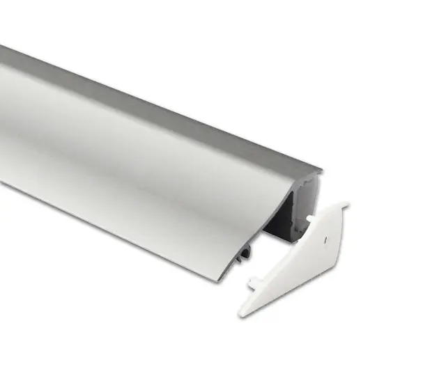 Aluminiumsprofil for utenpål. Mont. Indirekte belysning 