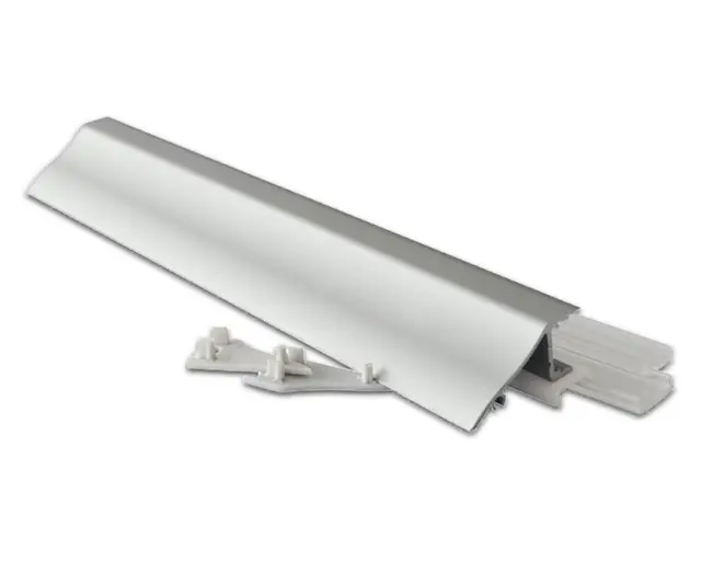 Aluminiumsprofil for utenpål. Mont. Indirekte belysning 