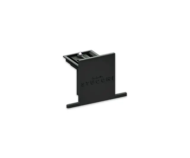 Onetrack Endekappe for innf. Skinne Sv. Sort 