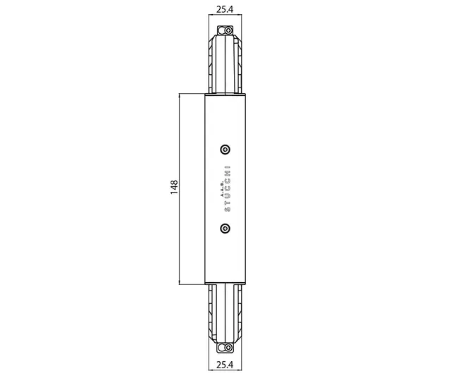 Onetrack Skjøt med tilkobling, Sort 