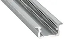 Aluminiums Profil Innfelt 2M Smal Alu. Opal 16X 8,30mm Type B