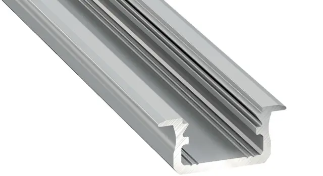 Aluminiums Profil Innfelt 2M Smal Alu. Opal 16X 8,30mm Type B 