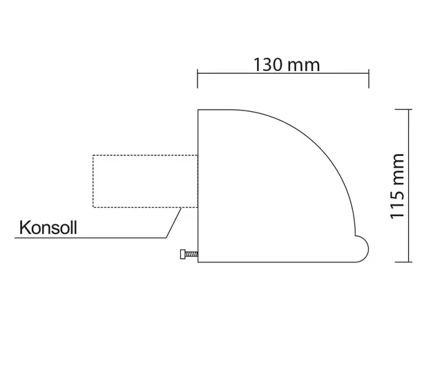 FRONTLINE LED IP34 For skilt opptil 2m høyde 