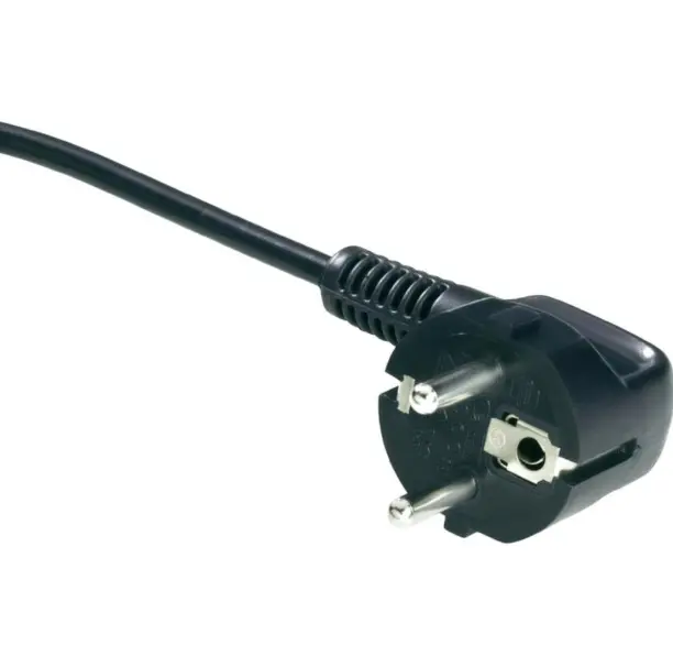 Ledning 3x0,75 m plugg 3m Sort 