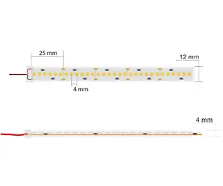 LED Flex 24V 5M 19,2W/m 3000K 240LED/m 240LED/m IP65