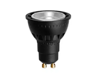 LED Pære GU10 DimToWarm Svart 4,5W