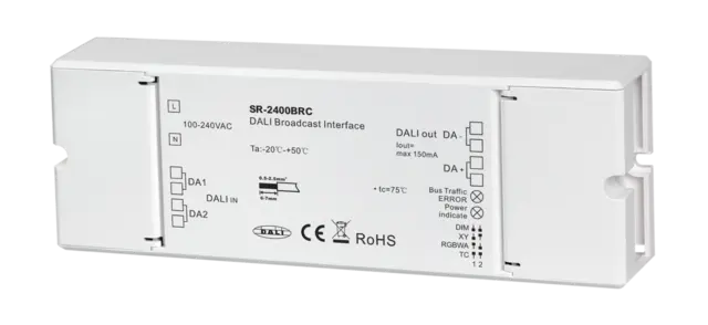 DALI Broadcast modul 150mA/64 adresser SR-2400BRC 