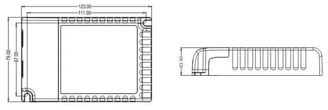 LED Driver 50W DIPSWITCH IMP/1-10V 
