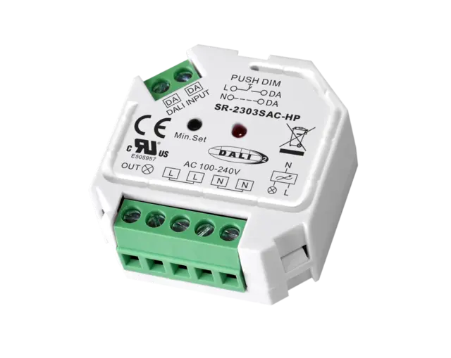 Dali-2 Dimmer faseavsnitt innbyggning 230V 200W 