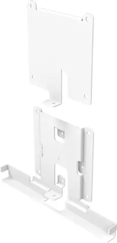 ST7X Utenpåliggende brakett Hvit SceneTouch7 utenpåliggende boks hvit