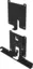 ST7X Utenpåliggende brakett Sort SceneTouch7 utenpåliggende boks sort