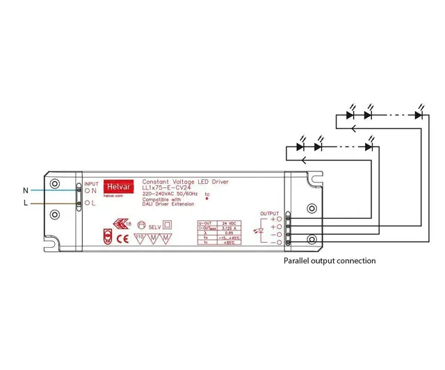LED Driver 75W 24V LL1x75-E-CV24 