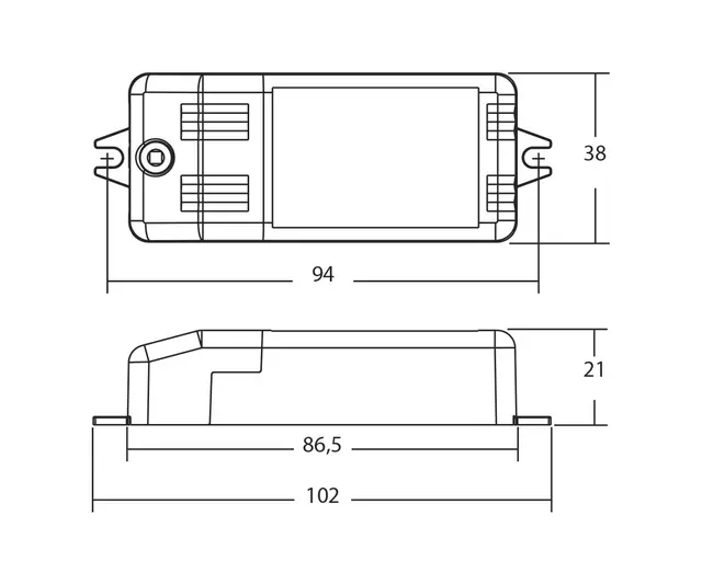 LED Driver Micro MD 10W 700mA Dimbar Faseavsnitt 