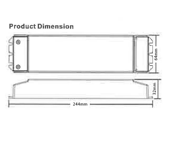 LED Driver 24V 100W 4ch DA DT6 RGBW/TUNABLE WHITE 4 kanaler Dali DT6 