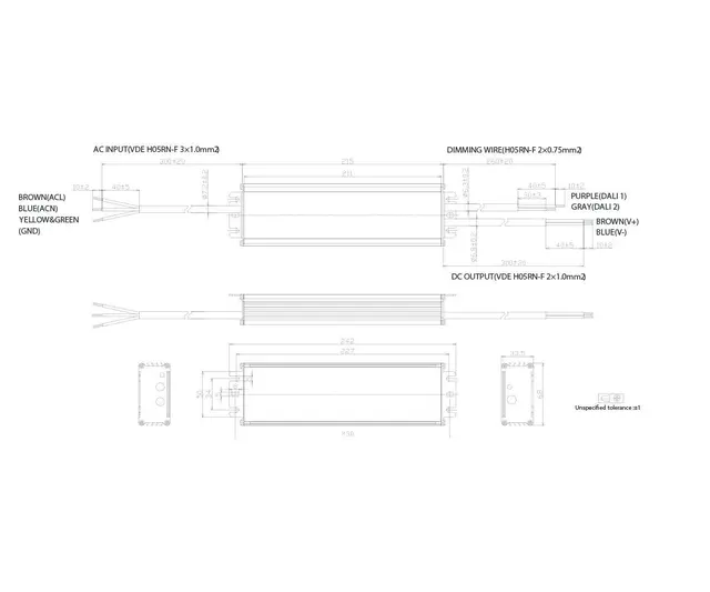 LED Driver 24V 240W DALI IP67 