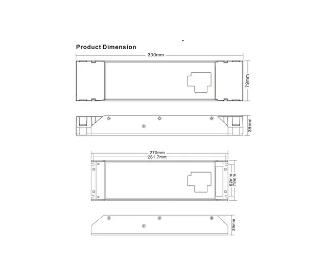 LED Driver 24V 200W RGBW/TW Dali 4ch DT6 4 kanaler 