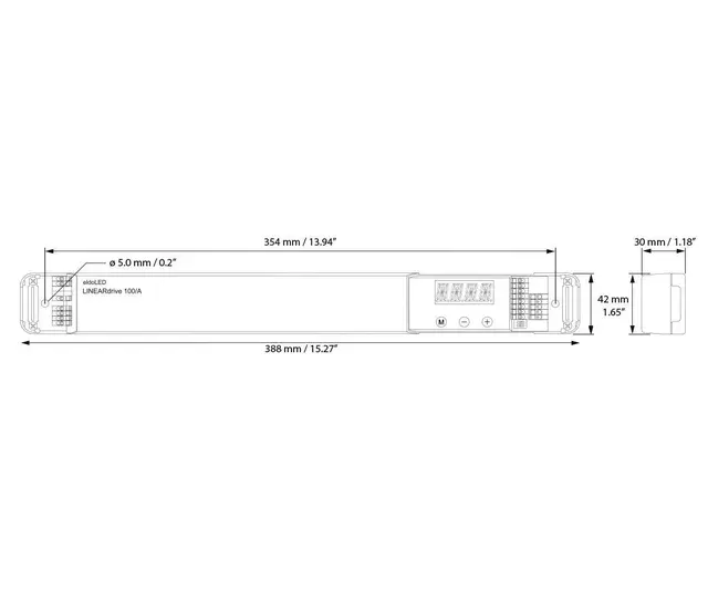 LINEAR Drive AC 100w  DMX/Dali 4x12/24V A1 
