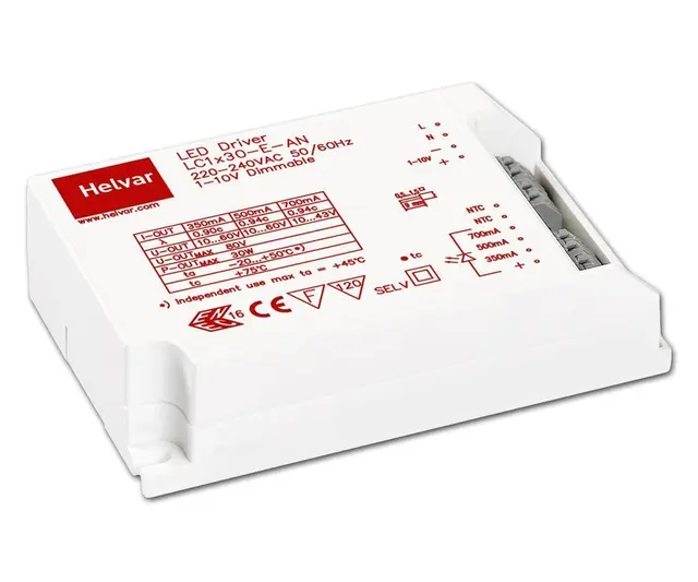 LED Driver 1x30W 1-10V LC1x30-E-AN 
