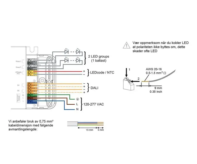 Solo Drive AC 50W Dali 350mA 