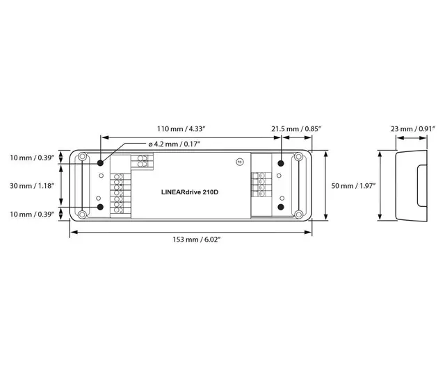 LINEAR Drive DC 210D 1x8A 12-24V Dali 