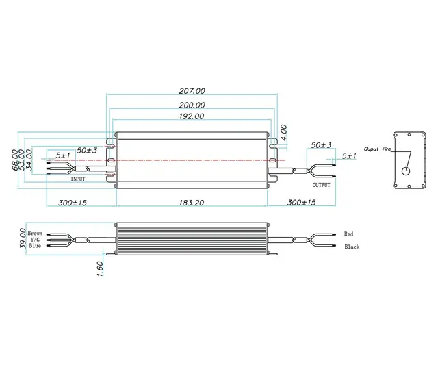 LED Driver 24V 150W IP67 