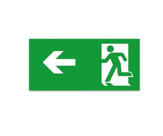 Utskiftbar markeringsskilt VENSTRE ISO ENKEL - venstre 