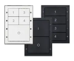 Digidim 13xx D2 Bryterpanel Sort/Hvit