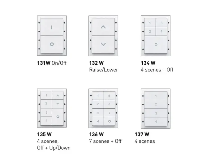 Digidim 13xx D2 Bryterpanel Sort/Hvit 
