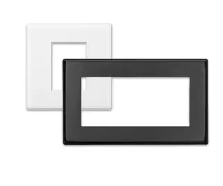 DIGIDIM 23xx Ramme for 13xx Bryterpanel Enkel/dobbel, sort/hvit