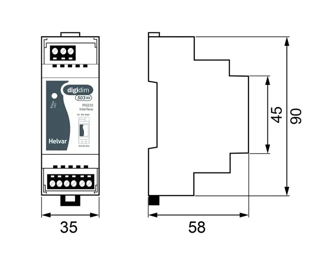 Digidim 503, AV interface-pakke 