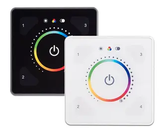 Illustris Panel front full farge kontrol Sort eller hvit