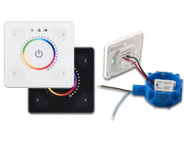 Illustris Power kit full farge kontroll sort eller hvit plast 